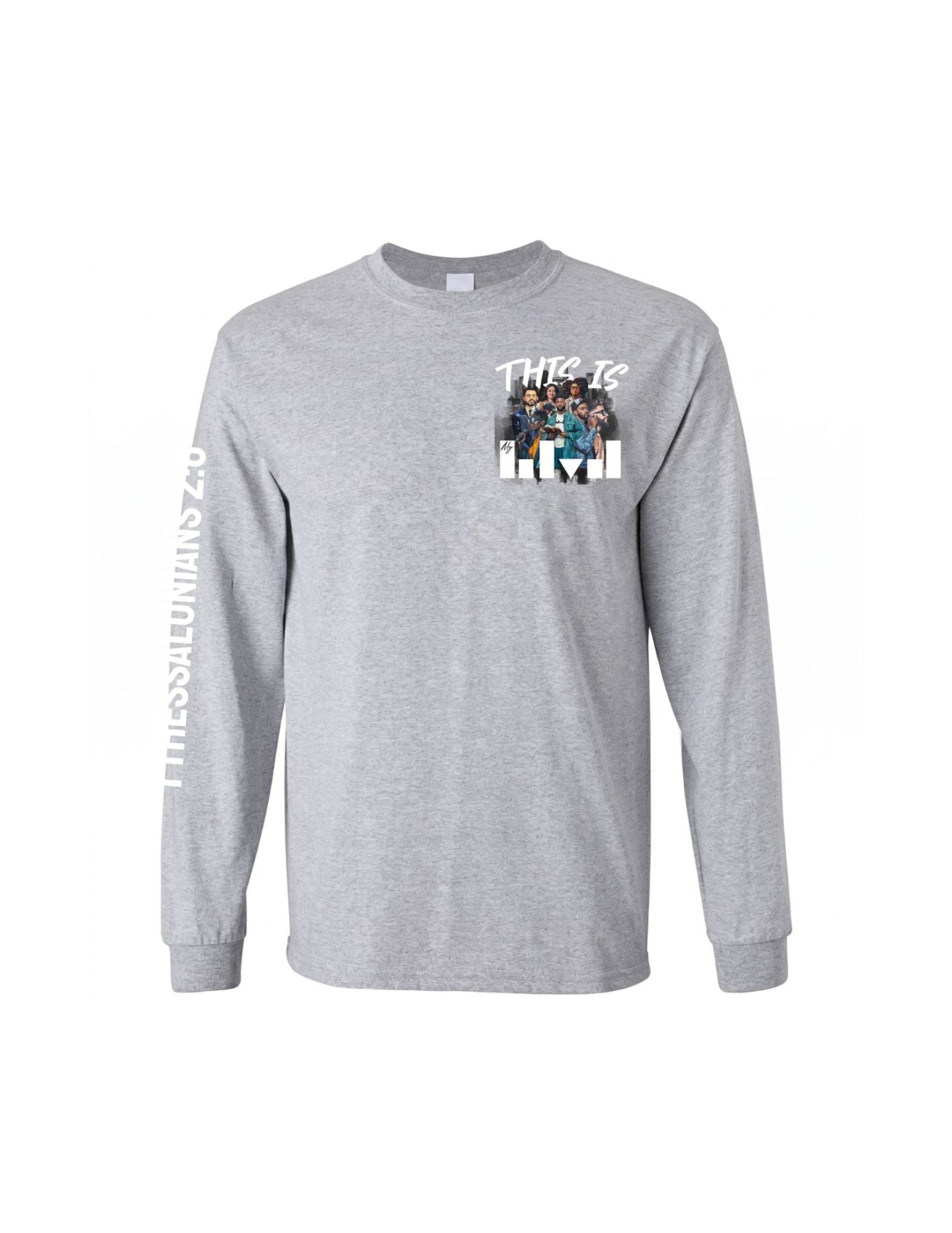 Grey "This is MyBLVD" Long Sleeve